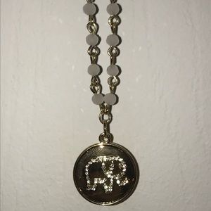 Long Elephant Pendent Necklace